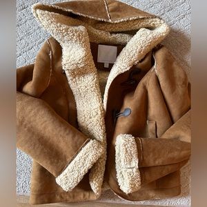 Anthropology Sherpa/suede jacket - 2